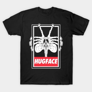 HUGFACE black tee T-Shirt